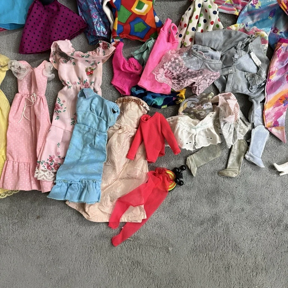 Vintage Barbie‎ Clothing Lot- 1960s 1970s 1980s-Dresses, Pants, Outfits, Sears